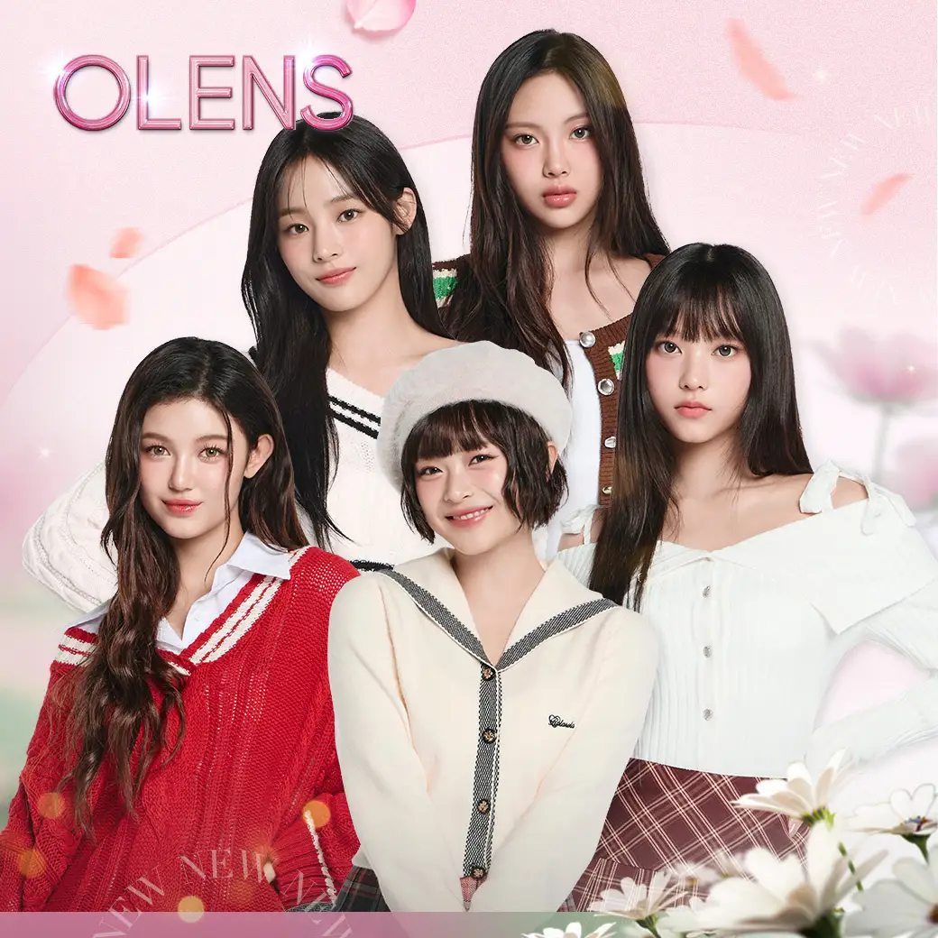 NewJeansがイメージモデル！韓国No.1カラコン「OLENS」新シリーズ『FRENCH SHINE』発売｜20%オフキャンペーンも開催！